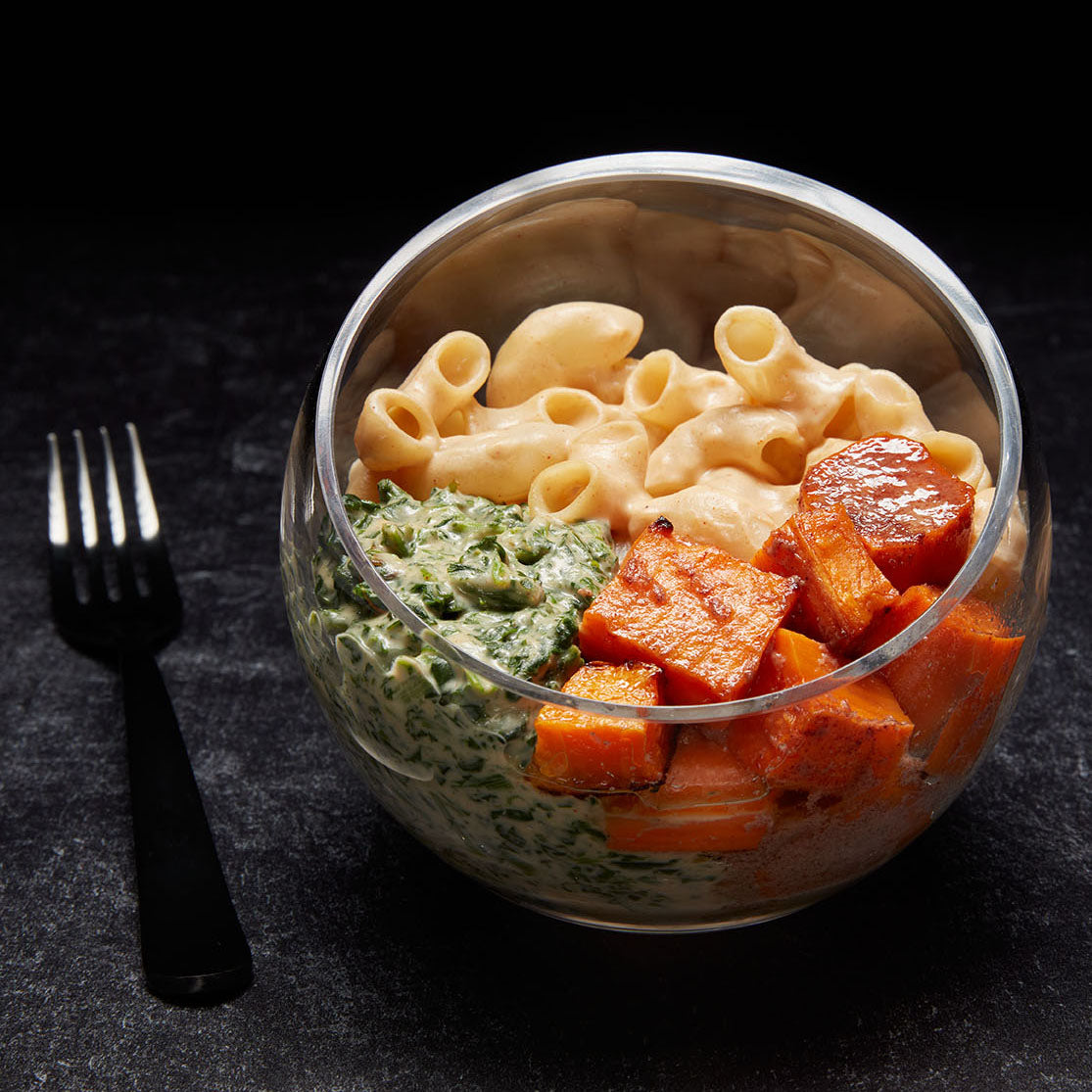 Mac + Yams + Spinach